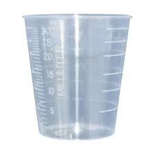 Стаканчик для приема лекарств пластмассовый 30 мл