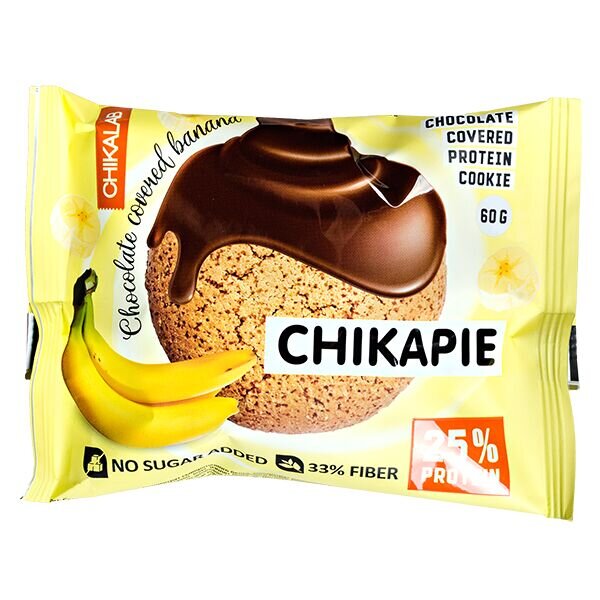 Печенье с начинкой Chikalab chikapie банан в шоколаде 60 г