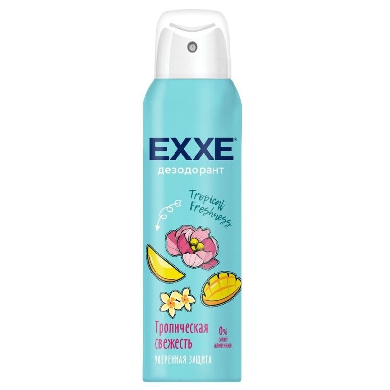 Дезодорант-спрей Exxe женский тропическая свежесть 150 мл