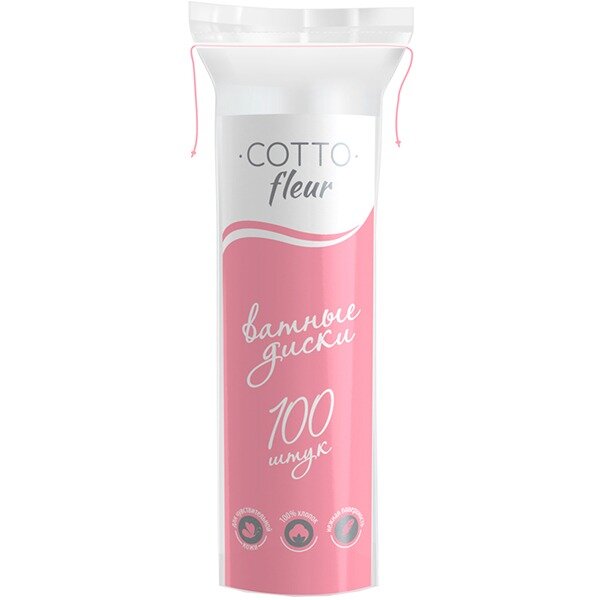 Ватные диски Cotto Fleur 100 шт.