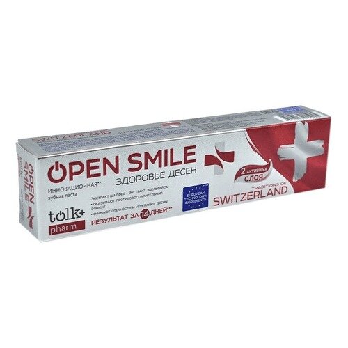 Зубная паста Tolk open smile traditions of switzerland здоровье десен 100 мл