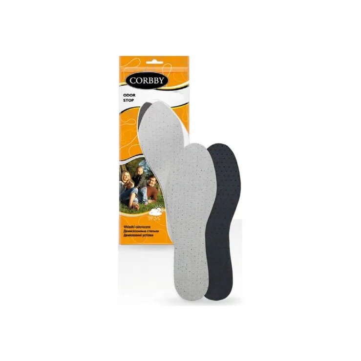 Стельки демисезонные Corbby Every day line Odor Stop с активированным углем р.35-45