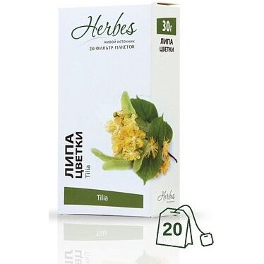 Липы цветки Живой источник фильтр-пакеты 1,5 г 20 шт.
