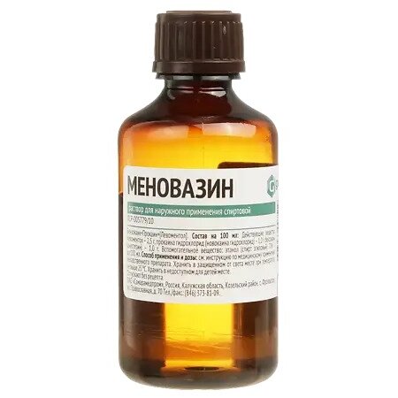 Меновазин раствор для наружного применения 40 мл