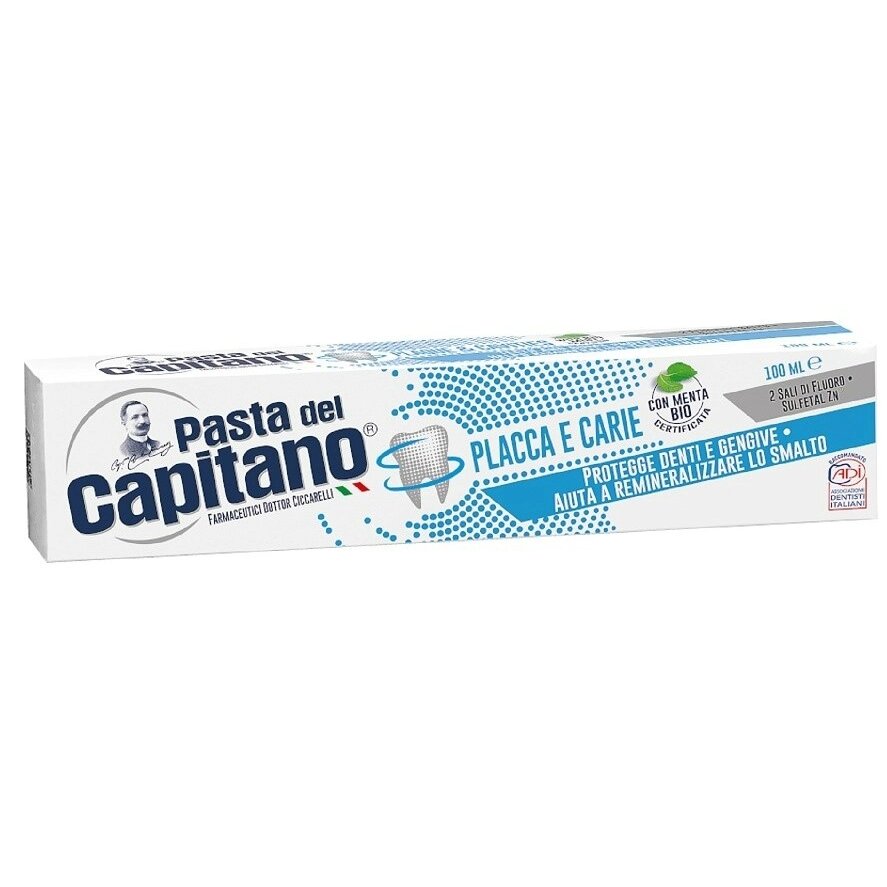 Паста зубная Pasta del capitano против налета и кариеса 100 мл