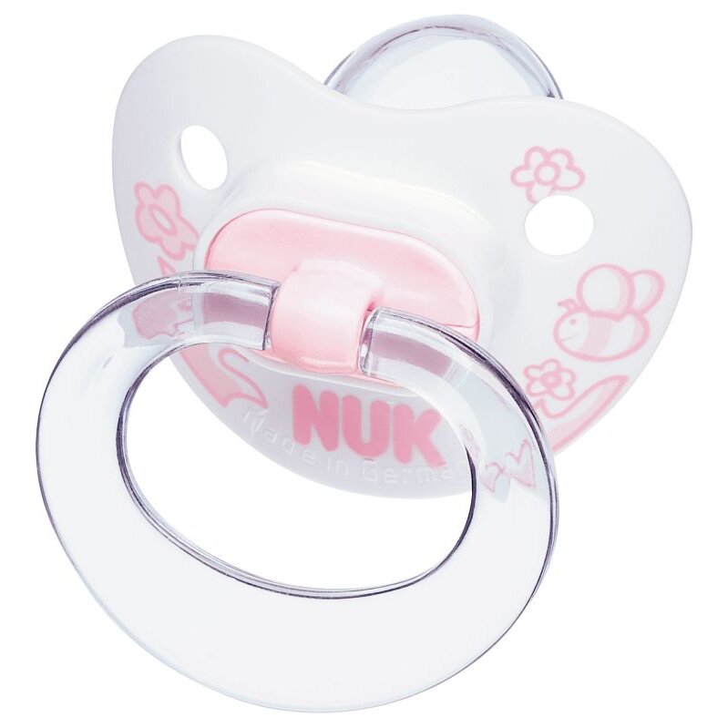 Nuk Baby Rose Соска-пустышка ортод силикон 0-6 мес р. 1 1 шт.