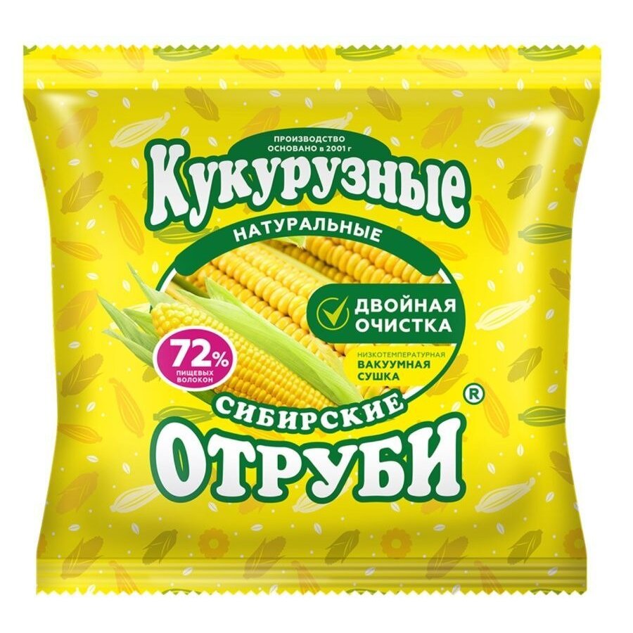 Отруби Сибирские Кукурузные (натуральные) 180 г