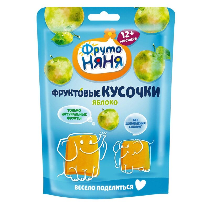 Фруктовые кусочки ФрутоНяня Яблоко 53 г