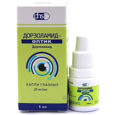 Дорзоламид-Оптик капли глазные 20 мг/мл 5 мл флакон 1 шт.