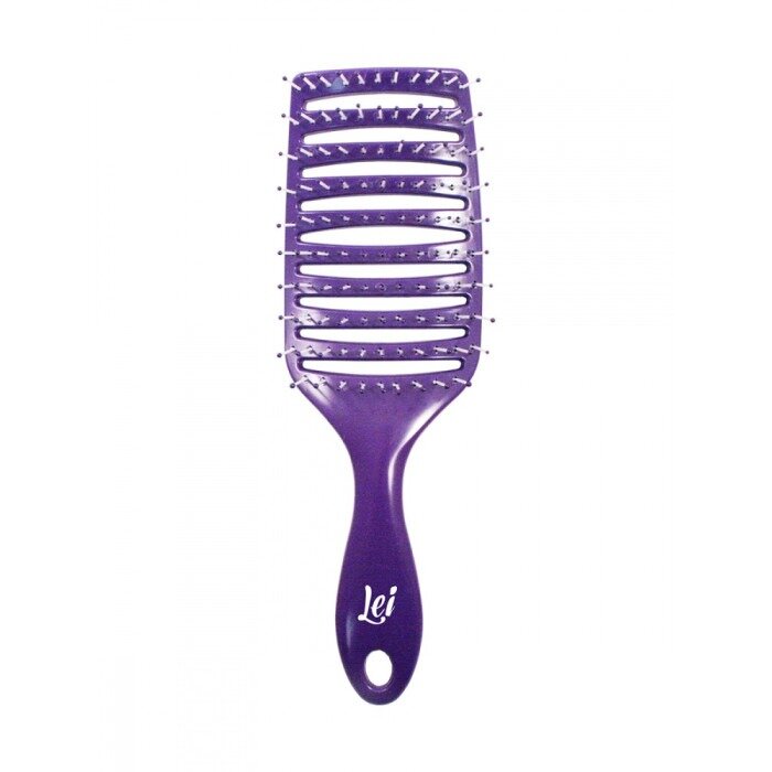 Расчёска Lei арт.130 вентиляционная пластик фиолетовая