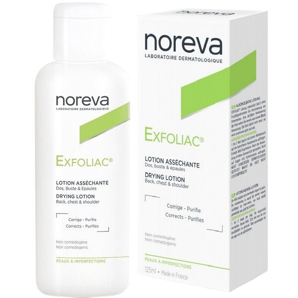 Лосьон для кожи Noreva Exfoliac с высоким содержанием АНА 125 мл