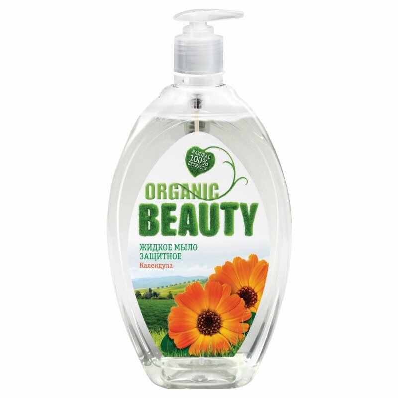 Мыло жидкое Organic Beauty защитное календула 500 мл