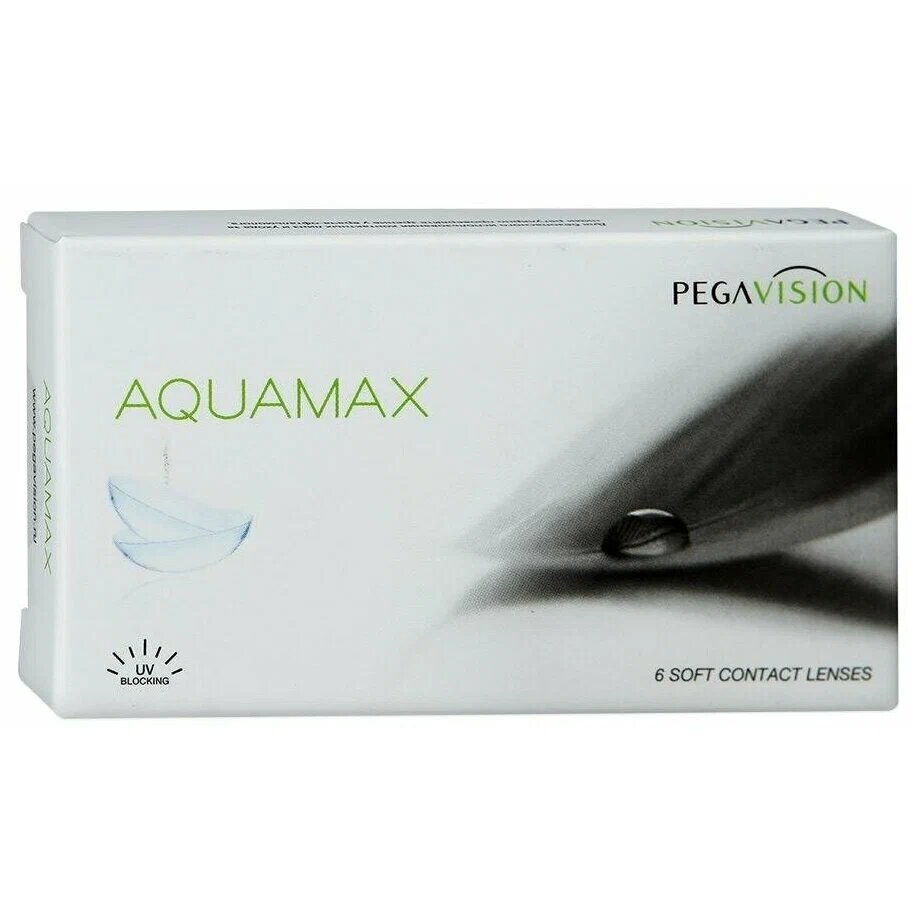 Контактные линзы Aquamax Pegavision двухнедельные диоптрия -2,0 x6