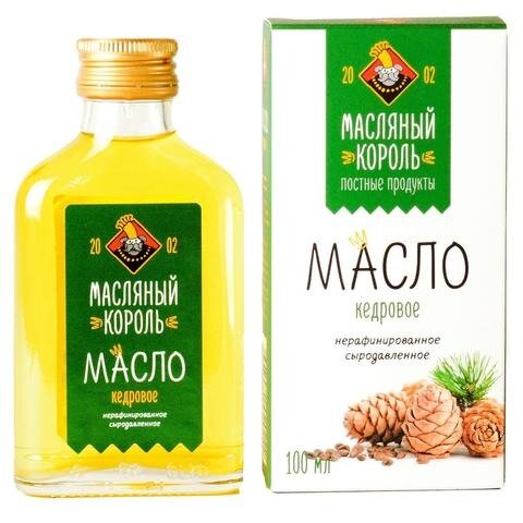 Кедровое масло Масляный король 100 мл