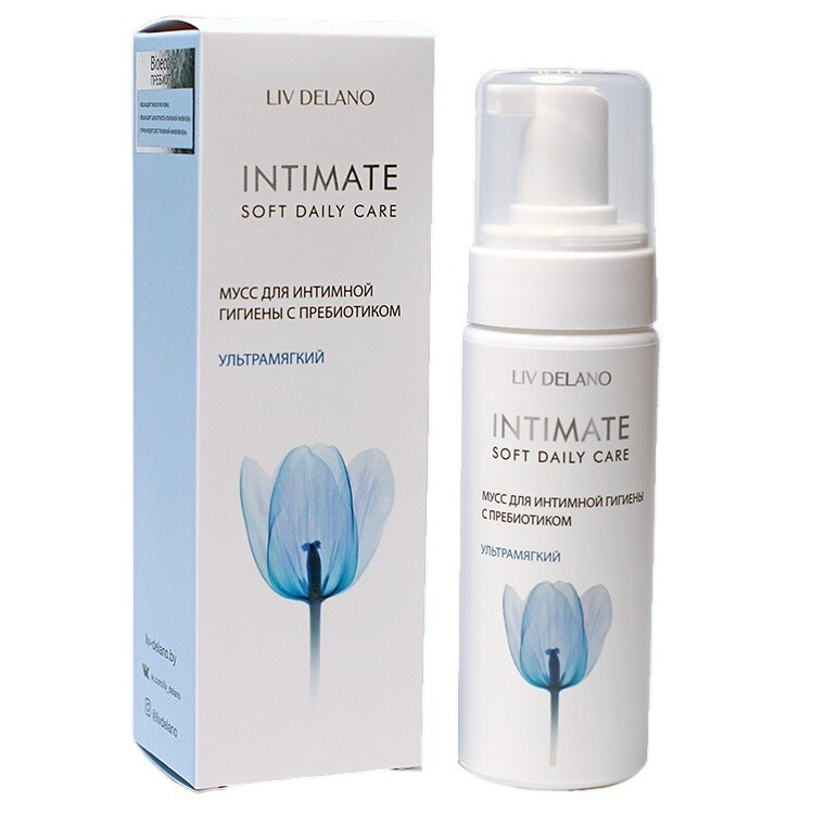 Мусс Intimate ультрамягкий с пребиотиком для интим гигиены 150 мл