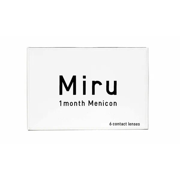 Линзы контактные ежемесячной замены силикон-гидрогелевые Miru 1month Menicon (-1,00/8,3/14,0) 6шт