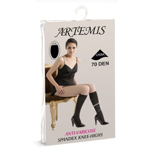 Гольфы компрессионные Артемис (Artemis) 70 Den черные