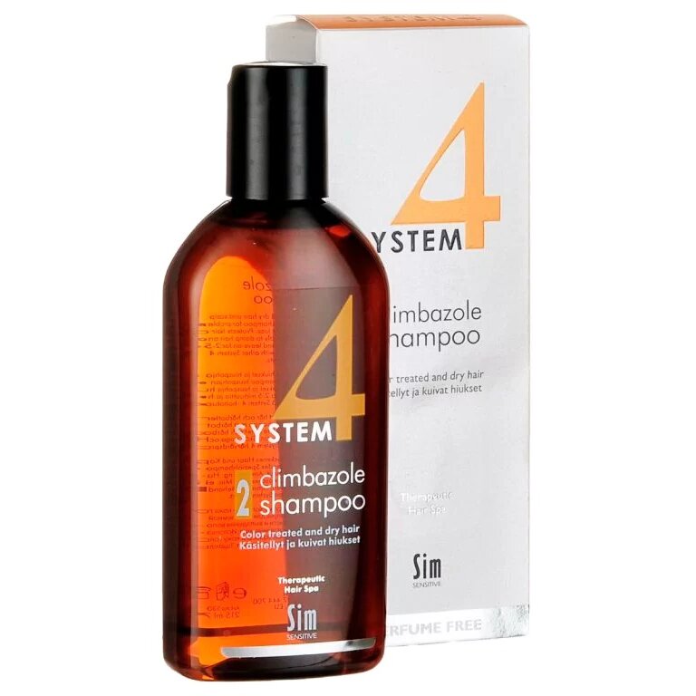 Терапевтический шампунь №2 для сухой кожи головы и поврежденных волос 100 мл System 4 (Система 4)