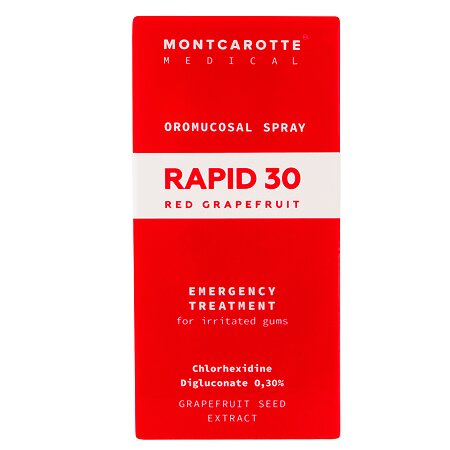 Спрей для полости рта Montcarotte Rapid30 Красный грейпфрут 30 мл