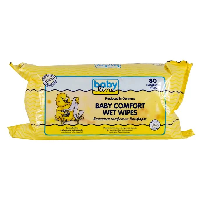 Влажные салфетки Babyline комфорт 80 шт.