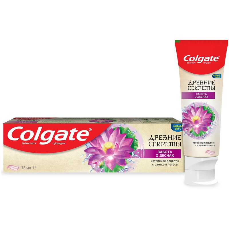 Зубная паста Colgate Древние секреты забота о деснах Лотос 75 мл