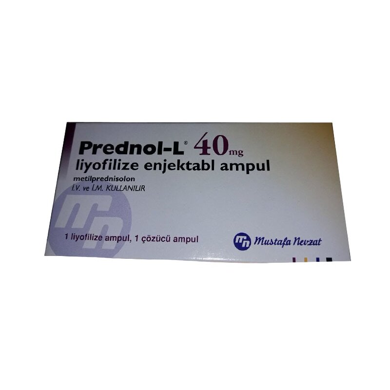 Преднол-Л лиофилизат для приготовления раствора для инъекций 40 мг 1 шт.