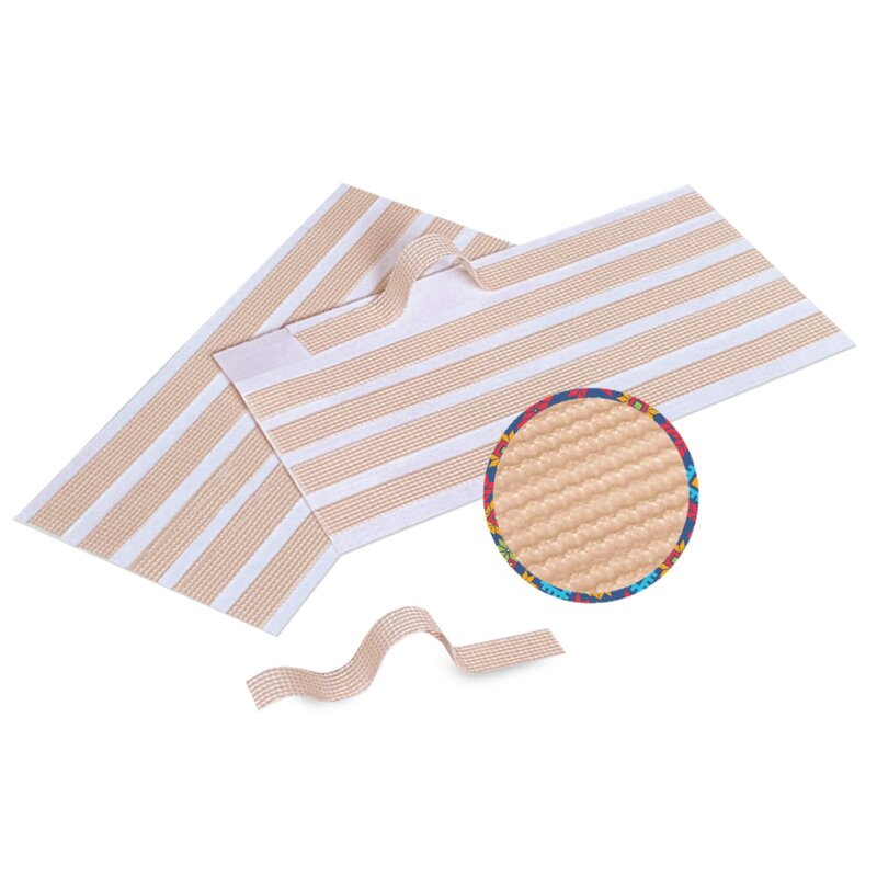 Пластырь Optimelle strips для бесшовного сведения ран на тканой основе телесный 6,4х76 мм 6 шт.