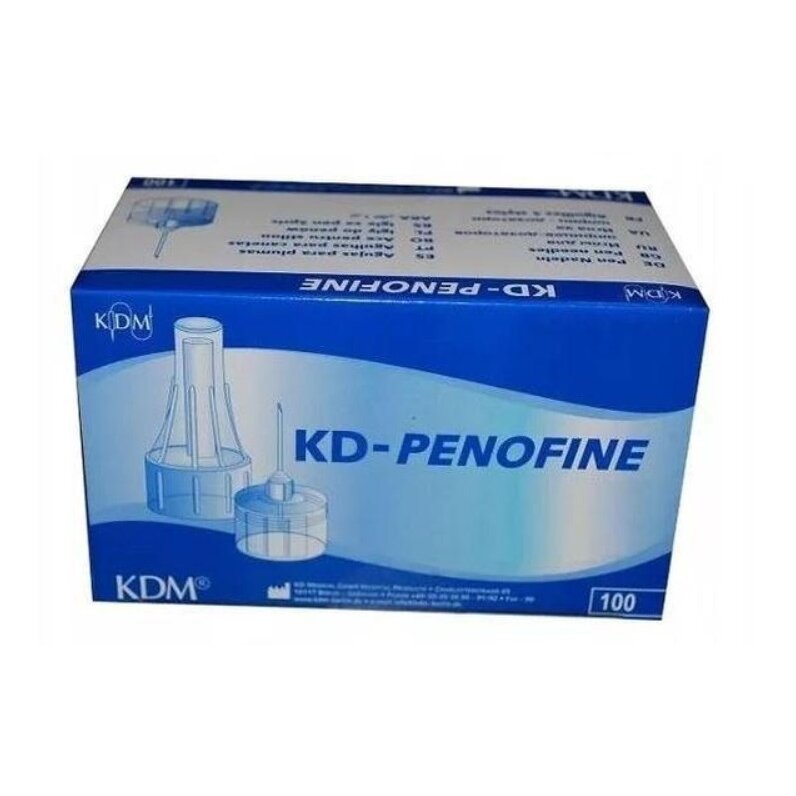 Иглы для инсулиновых шприц-ручек Kd-Penofine 32G 0,23х4 мм 100 шт.