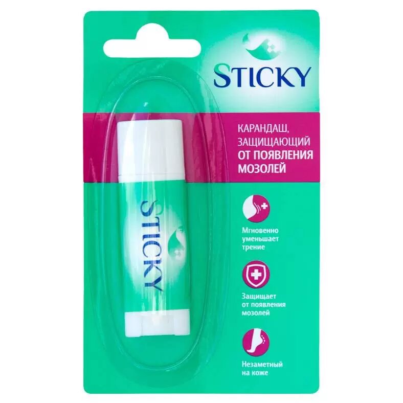 Карандаш от мозолей Sticky защитный 4,5г