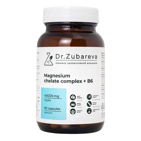 Магний хелат+B6 Dr. Zubareva капсулы 60 шт.