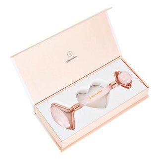 Массажер-роллер для лица Grace and Stella из натурального розового кварца 1 шт.