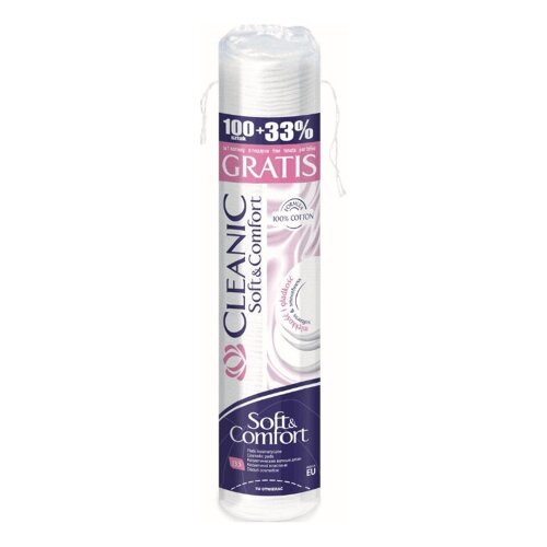 ВАТНЫЕ ДИСКИ CLEANIC Soft&Comfort 100 шт.