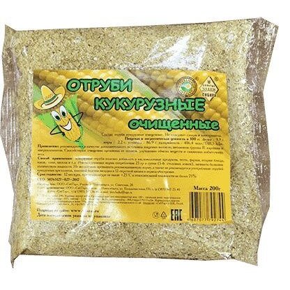 Отруби очищенные кукурузные 200 г