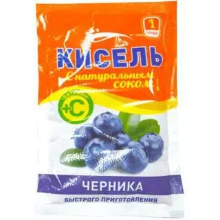 Кисель черничный 30 г