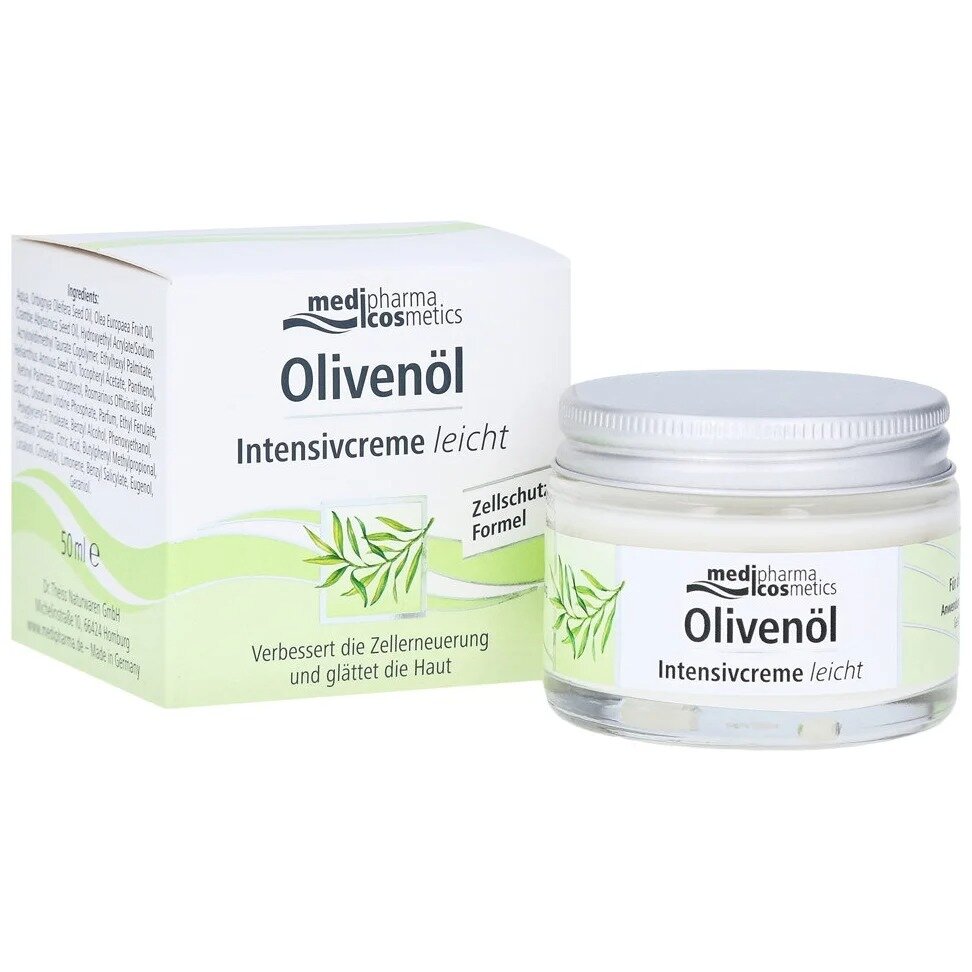 Крем Medipharma cosmetics olivenol для лица интенсив 50 мл