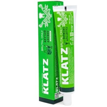 Зубная паста Klatz brutal only для мужчин жгучий абсент 75 мл