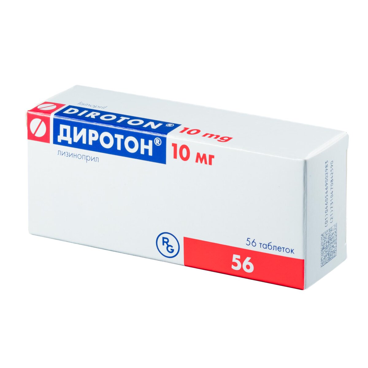 Диротон таблетки 10 мг 28 шт.