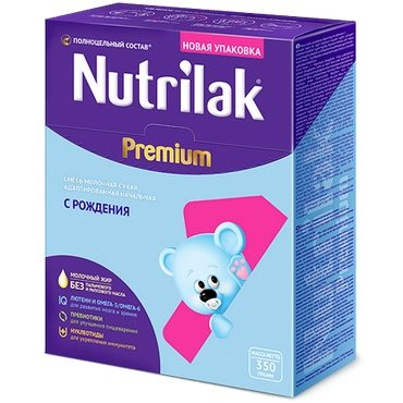 Nutrilak 1 Premium Сухая молочная смесь с 0 мес., 350 г
