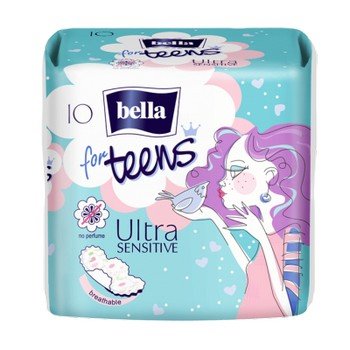Прокладки Bella Ultra Sensitive for teens для подростков 10 шт.