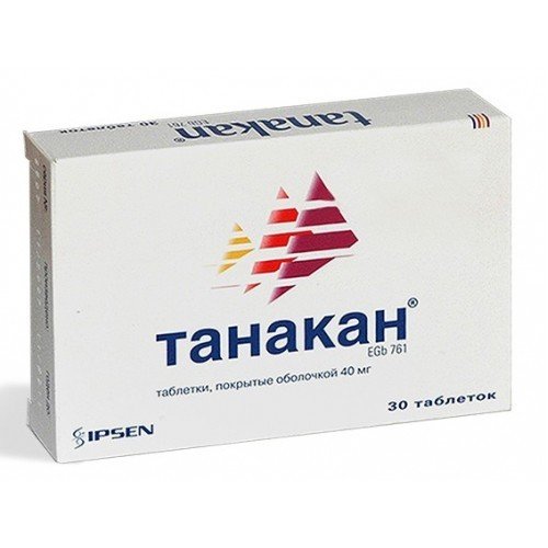 Танакан таблетки 40 мг 30 шт.