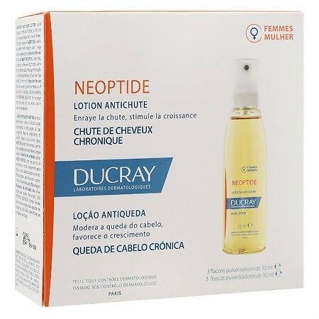 Ducray Neoptide Лосьон от выпадения волос у женщин 30 мл флаконы 3 шт.
