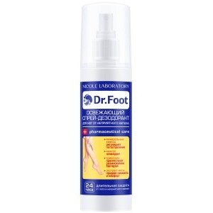 Dr.Foot Michel Laboratory Спрей-дезодорант для ног освежающий против непрятного запаха 150 мл
