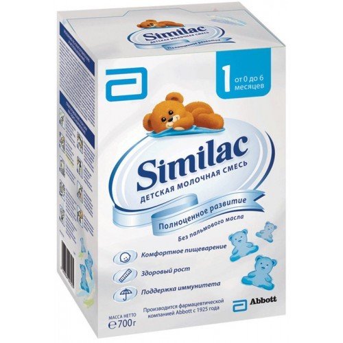 Similac 1 Смесь сухая молочная от 0 до 6 месяцев 700 г