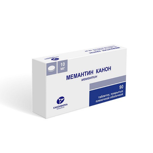 Мемантин Канон таблетки 10 мг 90 шт.