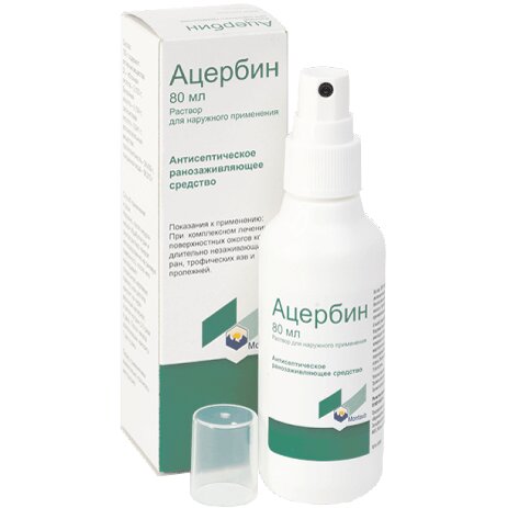 Ацербин раствор наруж. 80мл