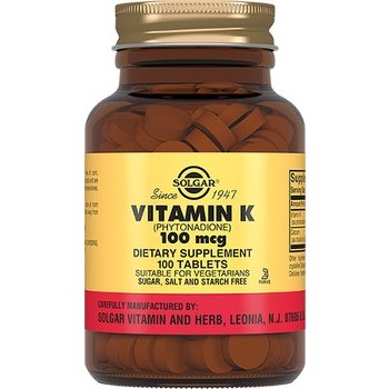 Solgar Витамин K таблетки 100 шт.