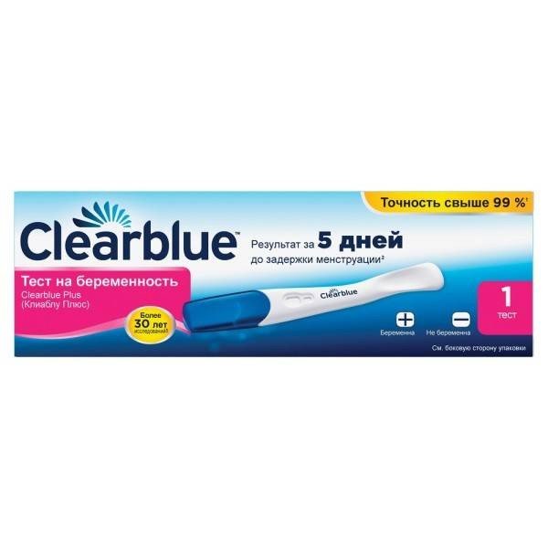 Тест на беременность Clearblue Plus 1 шт.
