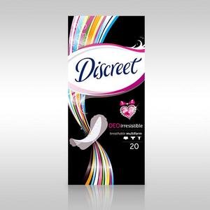 Прокладки ежедневные Discreet Deo Irresistible Multiform 20 шт.