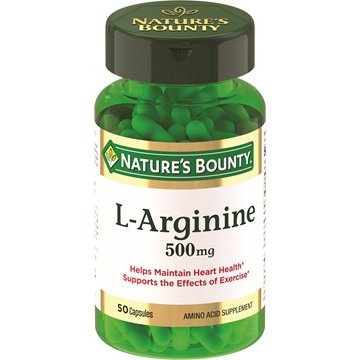 L-аргинин Natures Bounty капсулы 500 мг 50 шт.
