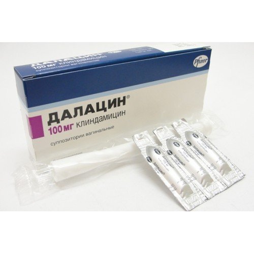 Далацин суппозитории вагинальные 100 мг 3 шт.